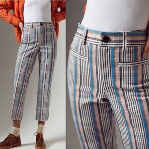 Anthropologie Multicolor Plaid Pants
